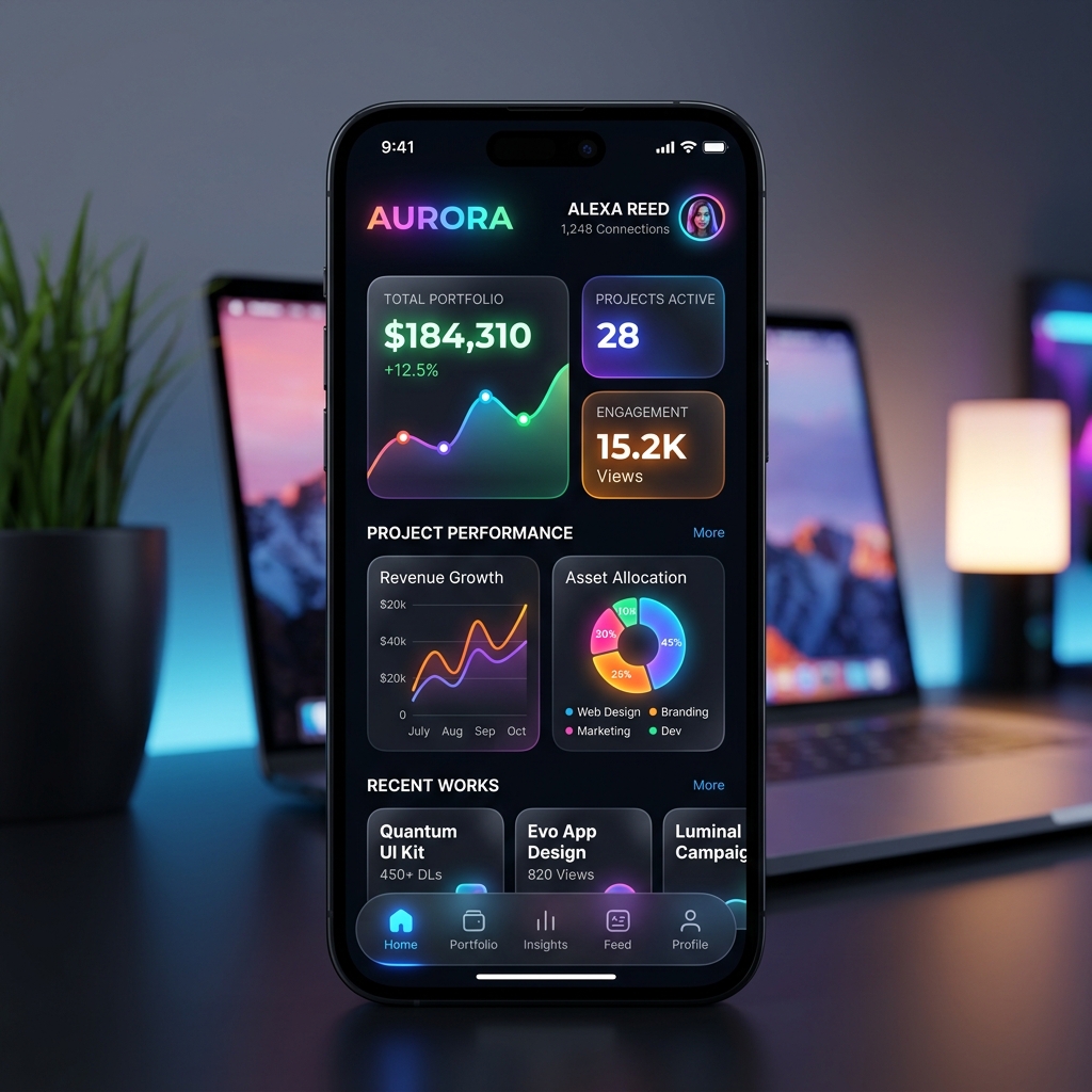 Aurora Crypto Dashboard