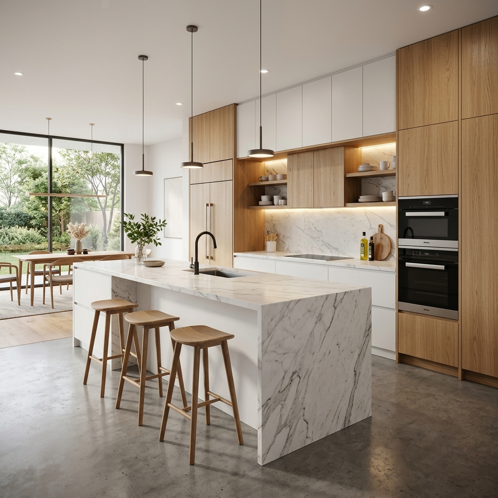 Luxury Minimalist Kitchen Interior Design