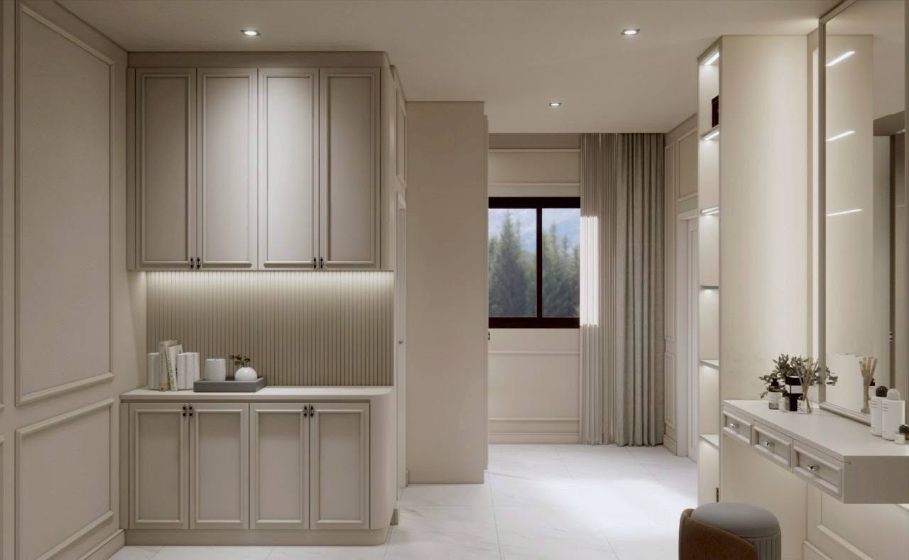 Compact Walk-in Wardrobe